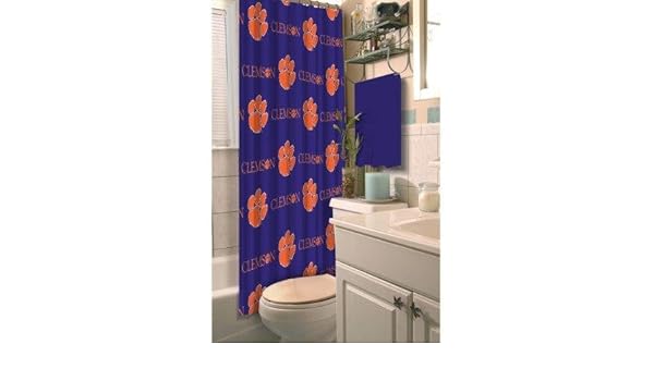 Amazon Com Ncaa Clemson University Decorative Bath Collection