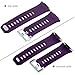 Maledan Bands Compatible with Fitbit Ionic Bands, Classic Replacement Accessories Sport Wristbands for Fitbit Ionic, Plum, Large