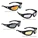 Tactical Glasses,DOPSIP Cycling Glases Protective Military Goggle with 4 Replaceable Lenses (Black)