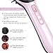 Hair Straightener Brush Ceramic Heating LCD Digital Hair Straightening Brush Adjustable Temperature