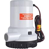 SEAFLO 2000 GPH 24V 5.0A Boat Marine Plumbing Electric Bilge Pumps Non Automatic
