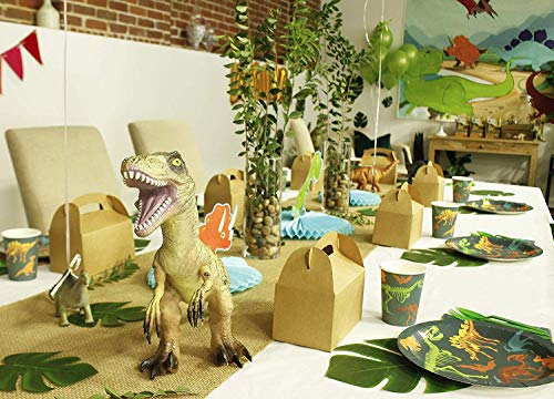1 Dinosaur+Plates+Skeleton+Birthday+Supplies