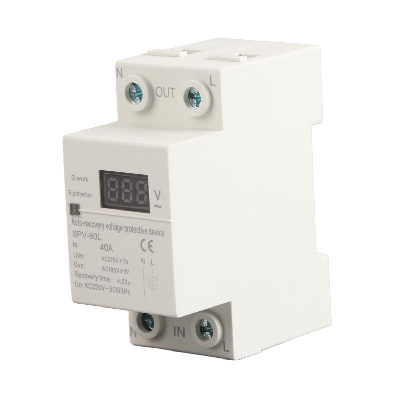 SVP-60L Single Phase OverVoltage Protector Automatic Voltage Protective Device