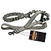 Excellent Elite Spanker Tactical Bungee Dog Leash Military Adjustable Dog Leash Quick Release Elastic Leads Rope with 2 Control Handle(Ranger Green)