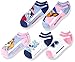Paw Patrol Girls' Little 5 Pack No Show Socks, Pink/Blue Big Face, 6-8.5