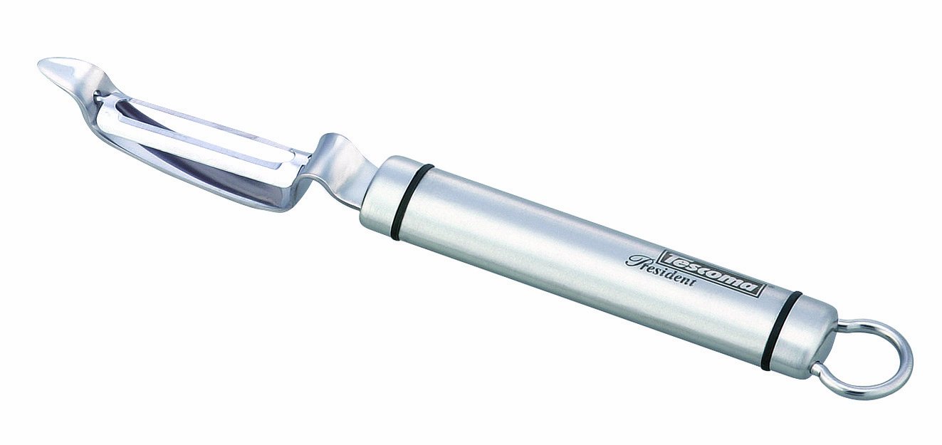 Tescoma Swivel Peeler, Longitudinal Blade President, Assorted, 2.5 x 2 x 1.6 cm