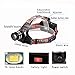 Zoomable Headlamp with Rechargeable Batteries,Waterproof Ultra-Bright 1200 Lumens Headlight Led for Hiking Camping Riding Fishing Hunting