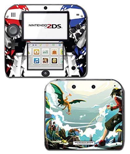 Mt Silver Red Special Edition Blue Pikachu Charizard Blastoise Pokemon Go Video Game Vinyl Decal Skin Sticker Cover for Nintendo 2DS System Console Mt Silver Red Special Edition Blue Pikachu Charizard Blastoise Pokemon Go Video Game Vinyl Decal Skin Sticker Cover for Nintendo 2DS System Console