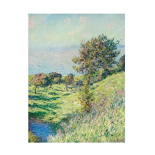 Claude Monet 'Gust Of Wind' Canvas Art