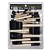 CONDA 50-Piece Assorted Foam Brush Set Wood Handle Paint Brush Set- Lightweight, Durable, Great for Acrylics, Stains, Varnishes, Crafts
