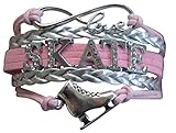 Infinity Collection Figure Skating Jewelry- Girls Figure Skating Bracelet - Skate Bracelet- Perfect Figure Skating Gifts