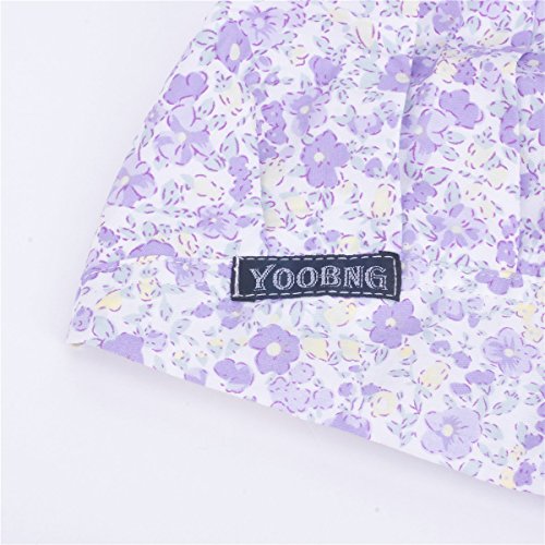 Women Scrub Bouffant Hat Cap Adjustable Classic Beauty Print Floral Cute One Set