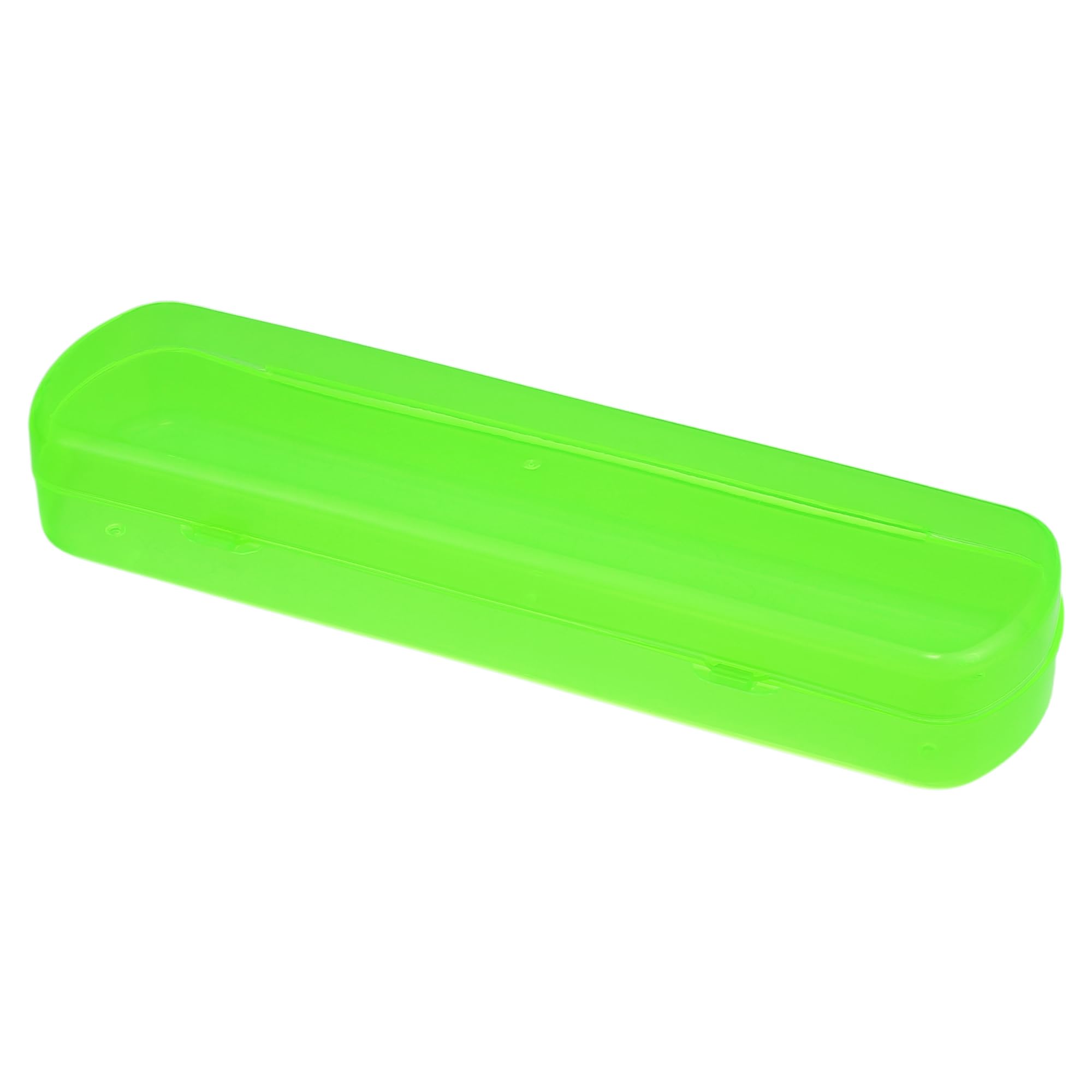 VOCOSTE Traveling Toothbrush Holder Case, Plastic, Green, 2.17"x1.38"x8.07"