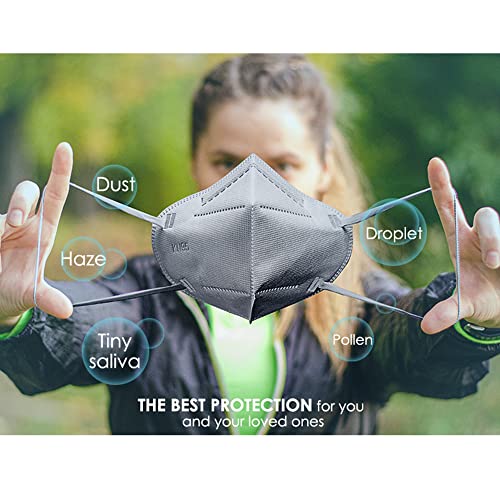 KUPRO KN95 Face Masks 10 Colors 50 Pack Individually Wrapped,Colored