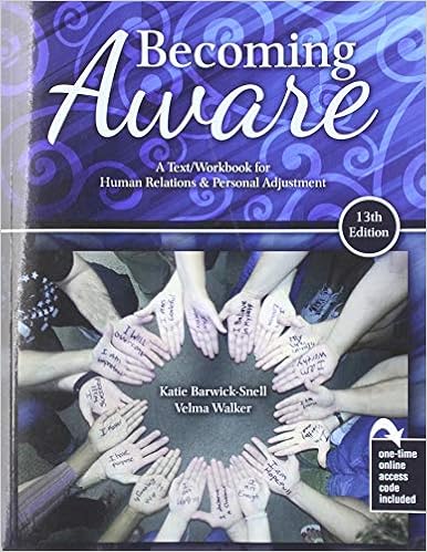 Being Aware A Text Workbook For Human Relations And Personal Adjustment 9781792400001 Business Munication Books Being Aware A Text Workbook For Human Relations And Personal Adjustment 9781792400001 Business Munication Books