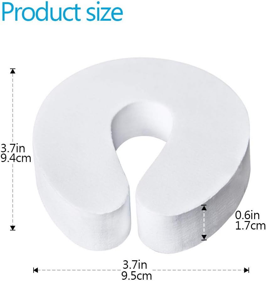 Pack of 6 Door Finger Pinch Guards, Child Proof Door Slam Stopper, Prevents Fingers Injuries - Image 4