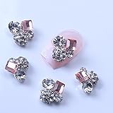 ECBASKET 10pcs 3D Mix Crystal Rhinestone Nail Art Decorations Alloy Nail Art Tips DIY Nail Art Decoration