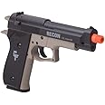 Game Face GFRAP22KT Recon Spring-Powered Combat Airsoft Pistol Kit, Black/Earth