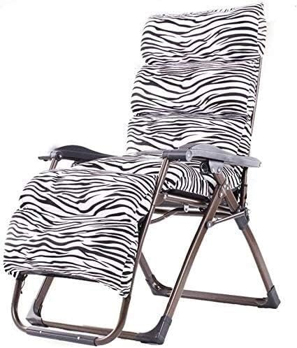 ガーデンチェアリクライニングチェア 大人無重力パティオ重い人々のために屋外のロッキングチェア 低廉 リクライニング折りたたみバーベル用ガーデンポルティコポルティコポルティコサポート0キロ 金属 Color Pattern Tiger