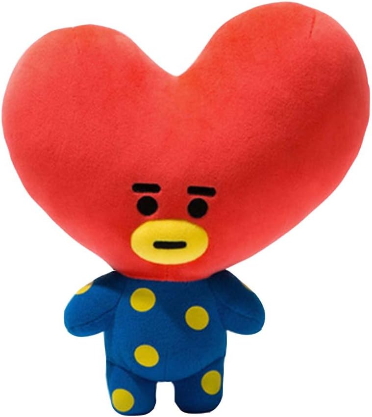 canghai BTS Plush Toy, Kpop Bangtan Boys TATA, KOYA, Van, SHOOKY, CHIMMY, Cooky, MANG, RJ Soft Cotton Plush Pillow for Sofa, Bedroom, Living Room and Car(RD)