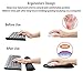 Keyboard and Mouse Wrist Rest Pad, Ouyulong Superfine Fiber Soft Memory Foam Mouse Wrist Rest Pad and Non Slip Keyboard Wrist Rest for Mac, Computer, Laptop, Gaming & Office Easy Typing & Pain Relief