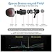 Bluetooth Headphones, Ifecco In-ear Wireless Earbuds Sports Magnetic Earphones with Built-in Mic Noise Cancellation Support Sweat-proof Stereo Headset for iPhone Android and More (Black)
