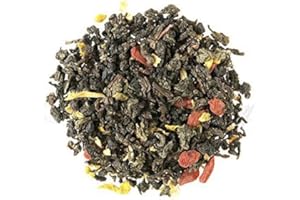 WEST END COFFEE ROASTERS LTD. Denise's Fine Tea, USDA Organic, Oolong Goji Berry, Flavoured Oolong Tea, Loose Leaf (100g)