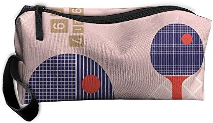 Eobiico Storage Bag Table-tennis Sport Receiving Bag With Plain Oxford Floral Cloth For Women/Girls Multi-function Cosmetic Sewing Kit Stationery &amp; Make-up