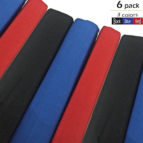 Book/Textbook/School Book Covers – 6 Frustration Free, Long Lasting Stretchable Fabric Jumbo Book Covers With 3 Post It Pads. Jumbo 9" x 12". Fit Textbooks. Perfect for School and Gifts. - Thumbnail 2