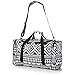 5 Cities Carry On Lightweight Small Hand Luggage Cabin on Flight & Holdalls (Aztec Black/White)