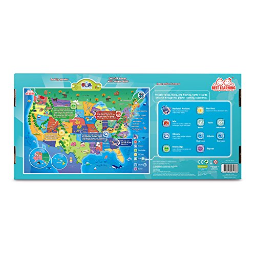 Best Learning i-Poster My USA Interactive Map