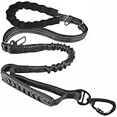 Domsimy Bungee Leash for Large Dogs That Pull, No Pull Shock Absorbing Dog Leash, Heavy Duty 6FT Tangle-Free Training Lead up to 110lbs