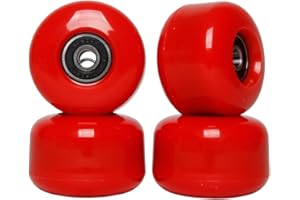 FREEDARE Skateboard Wheels 54mm and Bearings Set for Street Tricks (Pack of 4)