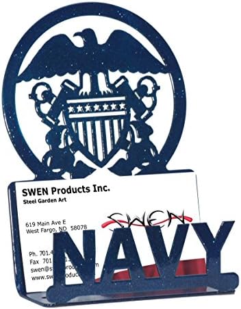 SWEN Products Armed Services US Navy Naval Academy USN Blue Business Card Holder