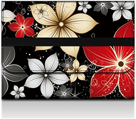 ColorfulCase®Felt sleeve Case Envelope bag for Apple Macbook Pro 15/Lenovo Flex 3 14"/HP Chromebook 14 New/HP Stream 14inch/Toshiba Satellite E45/Dell Latitude D630 - Colored Flowers sz15-6852