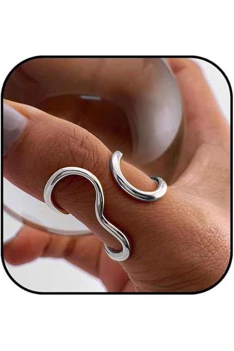 s Chunky Rings For Women, Gold Silver Thumb Ring Gold Ring