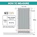 NICETOWN Drapes for Sliding Glass Door - Thermal Insulated Door Blinds, Patio Door Curtains, Vertical Blinds for Window (Toffee Brown, 100 inches x 84 inches)