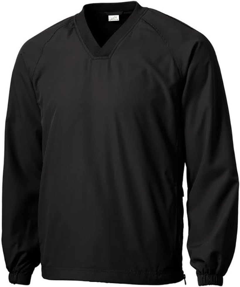 Joe's USAMen's Athletic V-Neck Raglan Wind Shirts in Regular & Big Sizes - XS-6XL