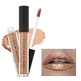 Gracefulvara Waterproof Long Lasting Metallic Matte Lip Gloss Non-stick Cup Lipstick 16#