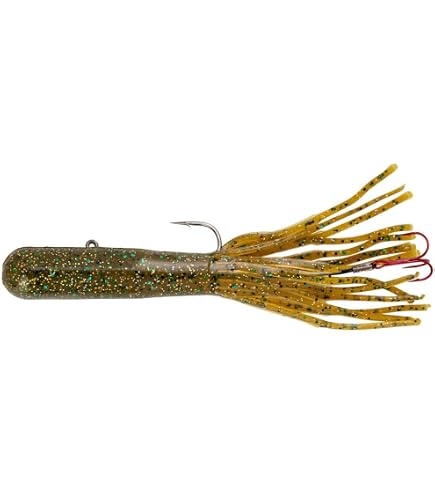 Northland Level-Head Predator Tube Jig – 5" Tube, 1 Oz Weight, #4/0 Hook – Great For Pike, Lake Trout, Vertical Jigging