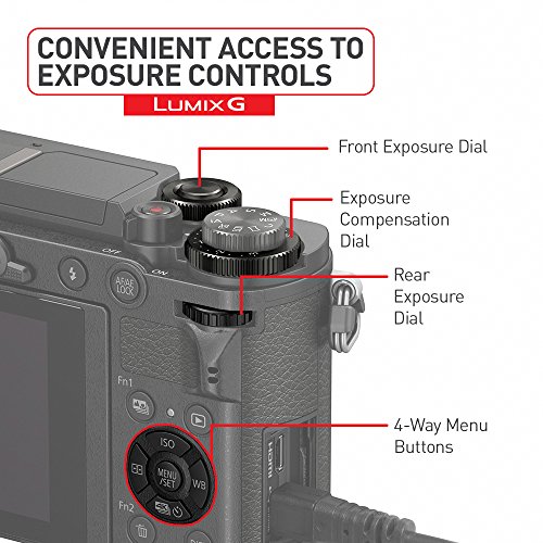 Panasonic LUMIX GX9 4K Mirrorless ILC Camera Body with 1260mm F3.55.6 Power O.I.S. Lens, DC