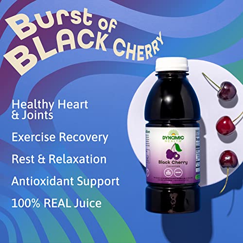 Dynamic Health 100 Pure Black Cherry Juice Concentrate, No Additives