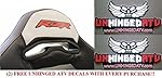 Dragonfire RZR XP1000 XP 1000 900S 900XC 900 Trail & XP1K 4 seater Harness Pass-Through Bezel #15-0013 and FREE Unhinged ATV Stickers! bundle 2 items