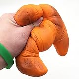 FEBSTORE 18CM Super Jumbo Croissant Squishy Scented Super Slow Rising Bread Toy