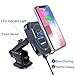 Qi Wireless Car Charger Mount, CLEEBOURG 7.5W/10W Fast Charging Automatic Clamping Car Phone Holder Air Vent Dashboard, Compatible iPhone Xs/Xs Max/XR/X/ 8/8 Plus, Samsung S10 /S10+/S9 /S9+/S8 /S8+