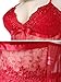 Queen.M Pretty Pajama Sexy Lingerie Sling Erotic Transparent Underwear for Sex Flirt, Red, Small