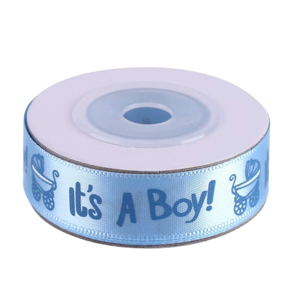 Satin Ribbon Baby Blue Ribbon Smooth Fabric Ribbon 1.5cm*10 Yard Gift Wrapping Ribbon for Baby Boy Anniversary Party and Blue Cake Decoration Blue Ribbon for Gift Wrapping,Ribbon for Sewing