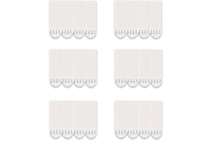 CARAINBO 64 Medium Refill Strips, Damage Free Hanging Wall Adhesive Strips for Indoor Wall Hooks, Wall Hanging Strips for Holiday Posters and Decorations,Removable Double Sided Adhesive Strips