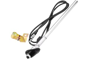 ArtHoval for Toyota Hilux Radio Antenna 1989-1997 Stainless Steel Replacement with Bracket and Wire for Enhanced Signal Recep