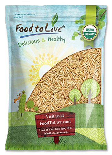 Food to live certified organic brown basmati rice (raw,…